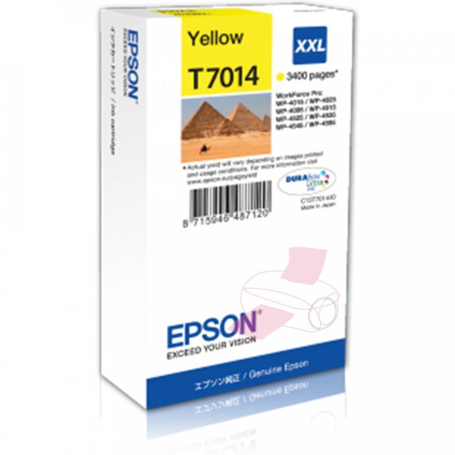 Epson T7014 Keltainen Mustepatruuna