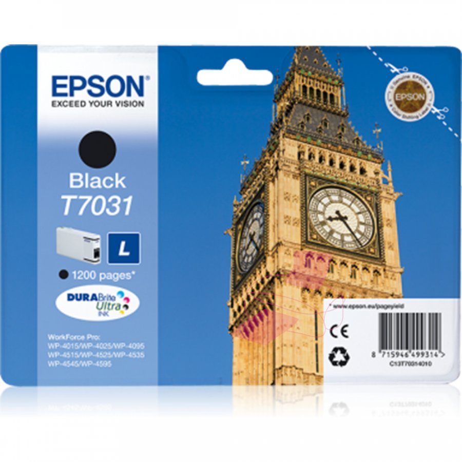 Epson T7031 Musta Mustepatruuna