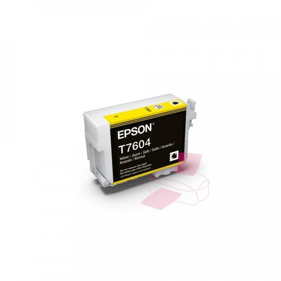 Epson T7604 Keltainen Mustepatruuna