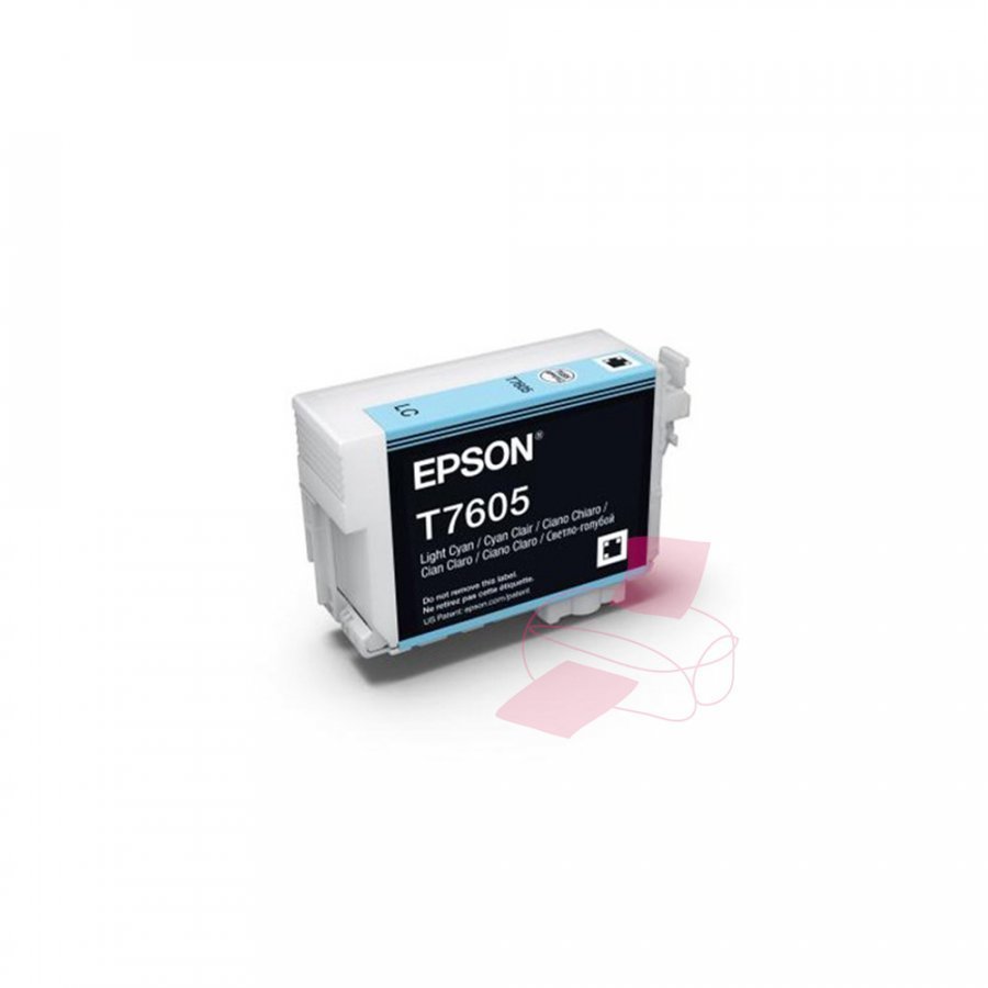 Epson T7605 Light Cyan Mustepatruuna