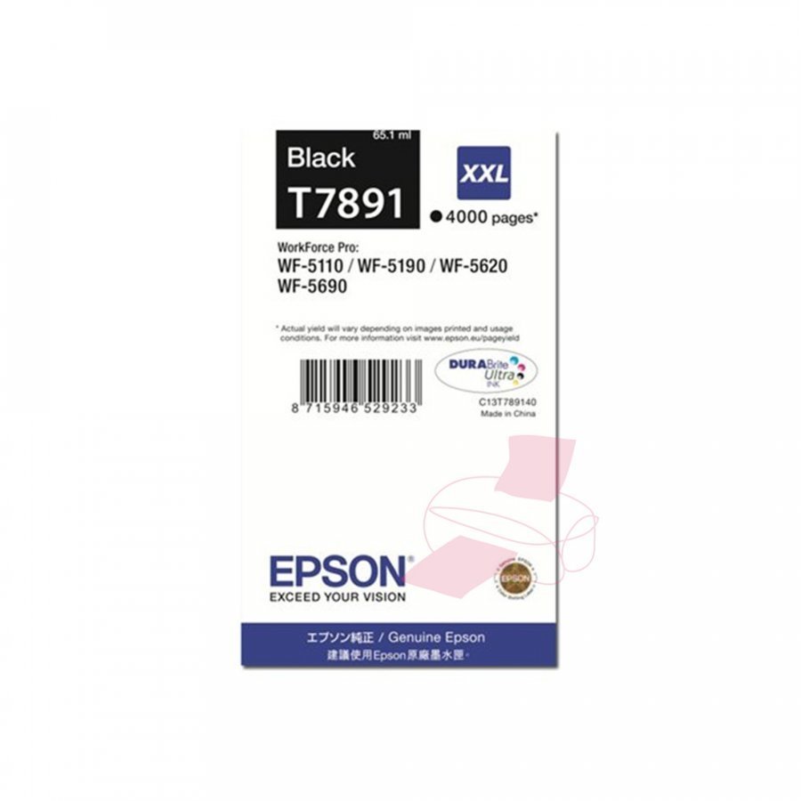 Epson T7891 Musta Mustepatruuna