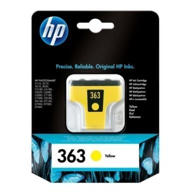 Hp 363 Mustekasetti Keltainen Alkuperäinen 500 Sivua