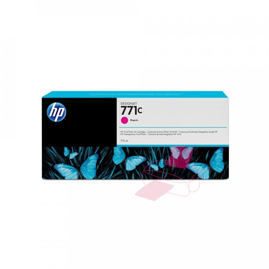 Hp B6Y09A Magenta Mustepatruuna