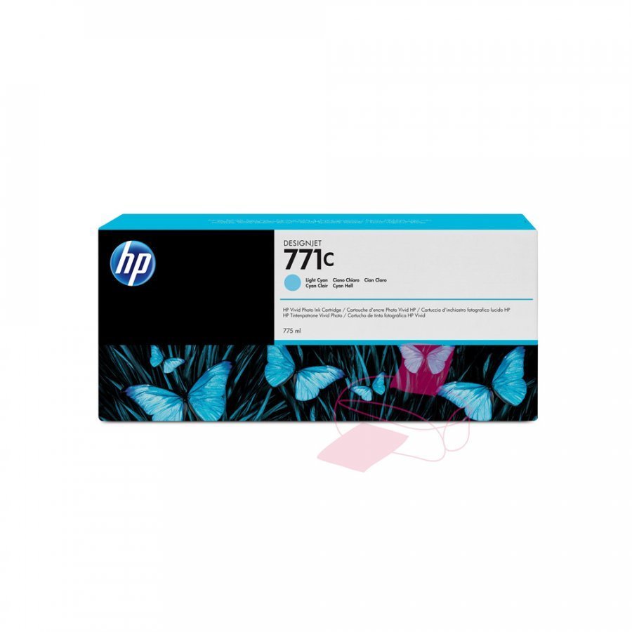 Hp B6Y12A Light Cyan Mustepatruuna