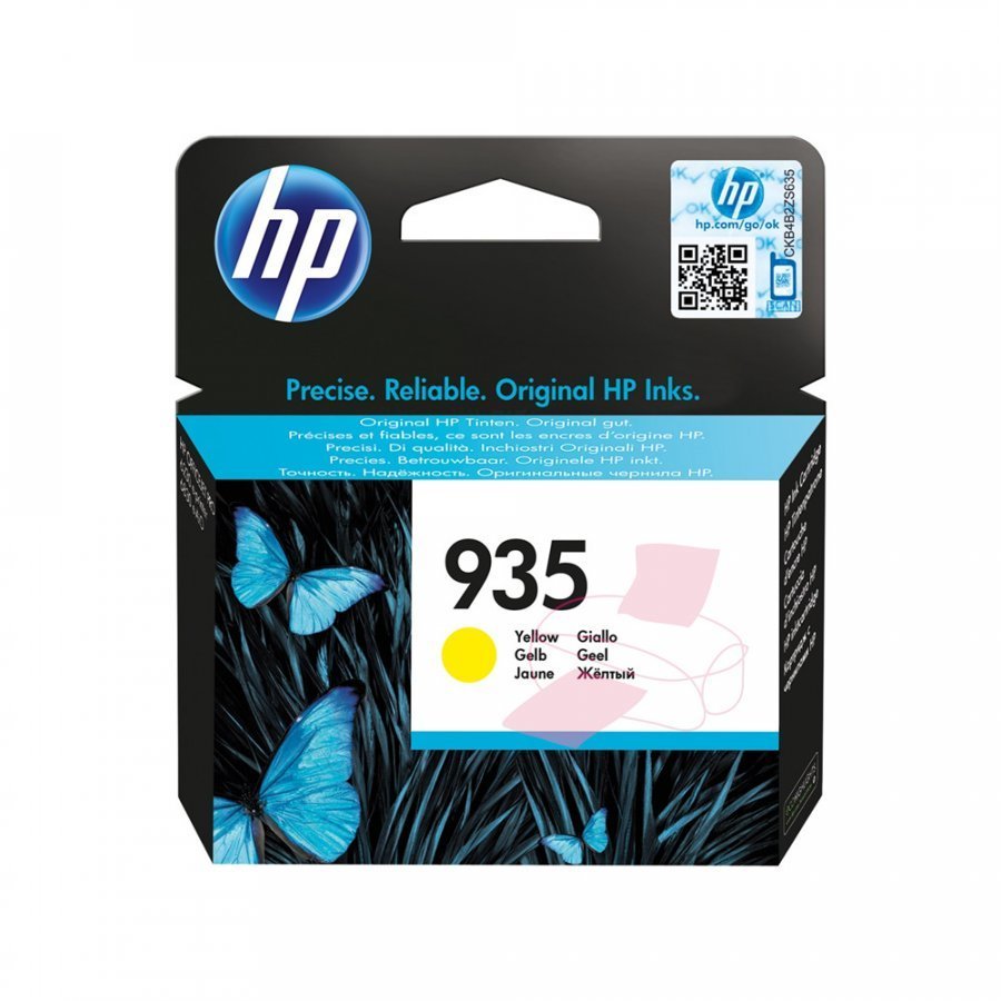 Hp C2P22AE Keltainen Mustepatruuna