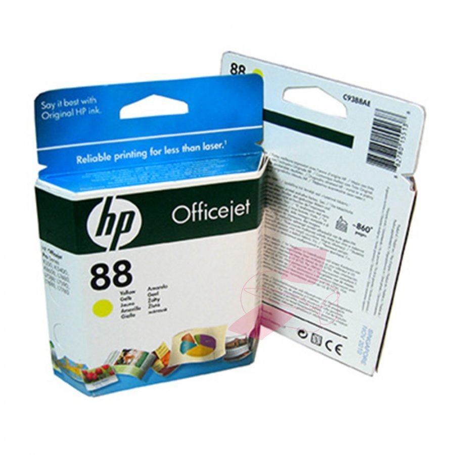 Hp C9388AE Keltainen Mustepatruuna