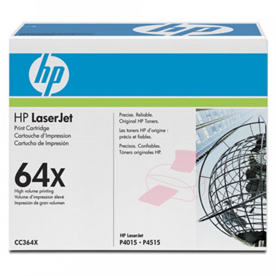 Hp CC364X Musta Värikasetti