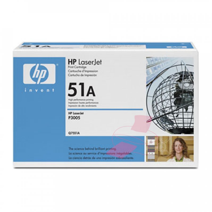 Hp Q7551A Musta Värikasetti