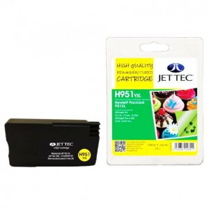 Jet Tec Hp951xl Yellow Mustekasetti