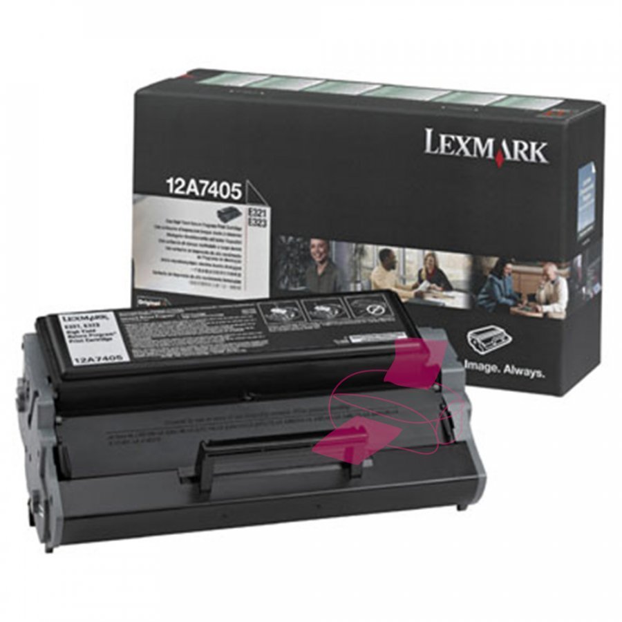 Lexmark 0012A7405 Musta Värikasetti