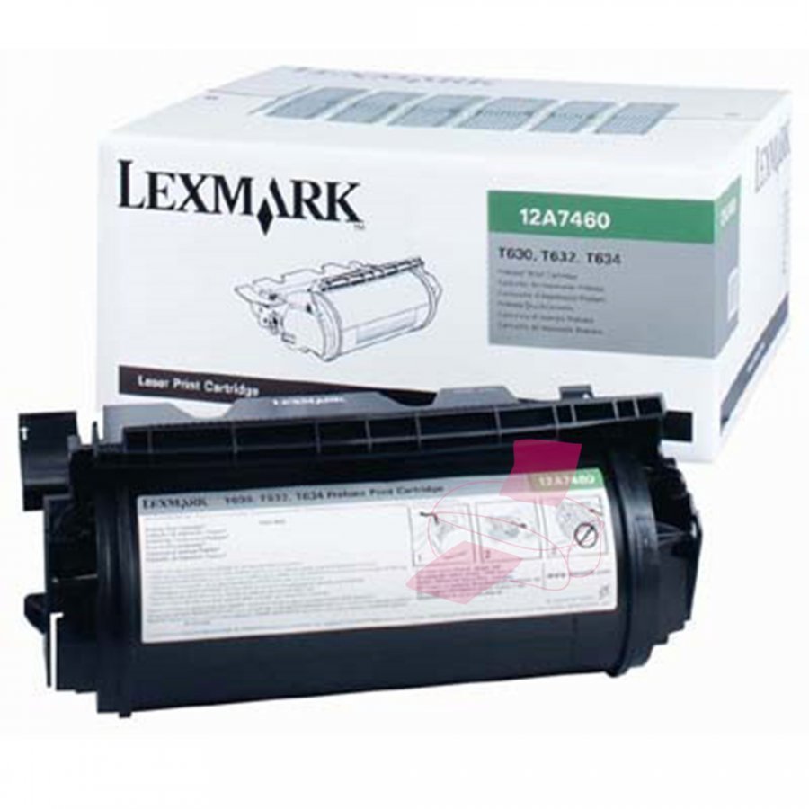 Lexmark 0012A7460 Musta Värikasetti