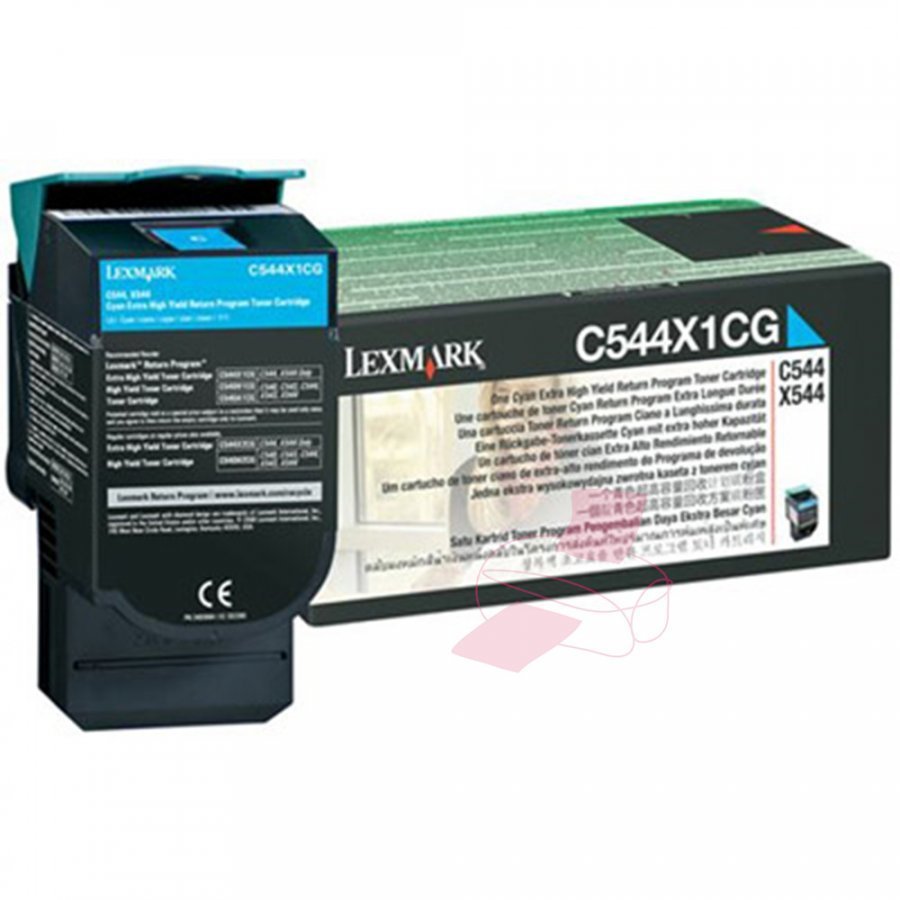 Lexmark 0C544X1CG Cyan Värikasetti