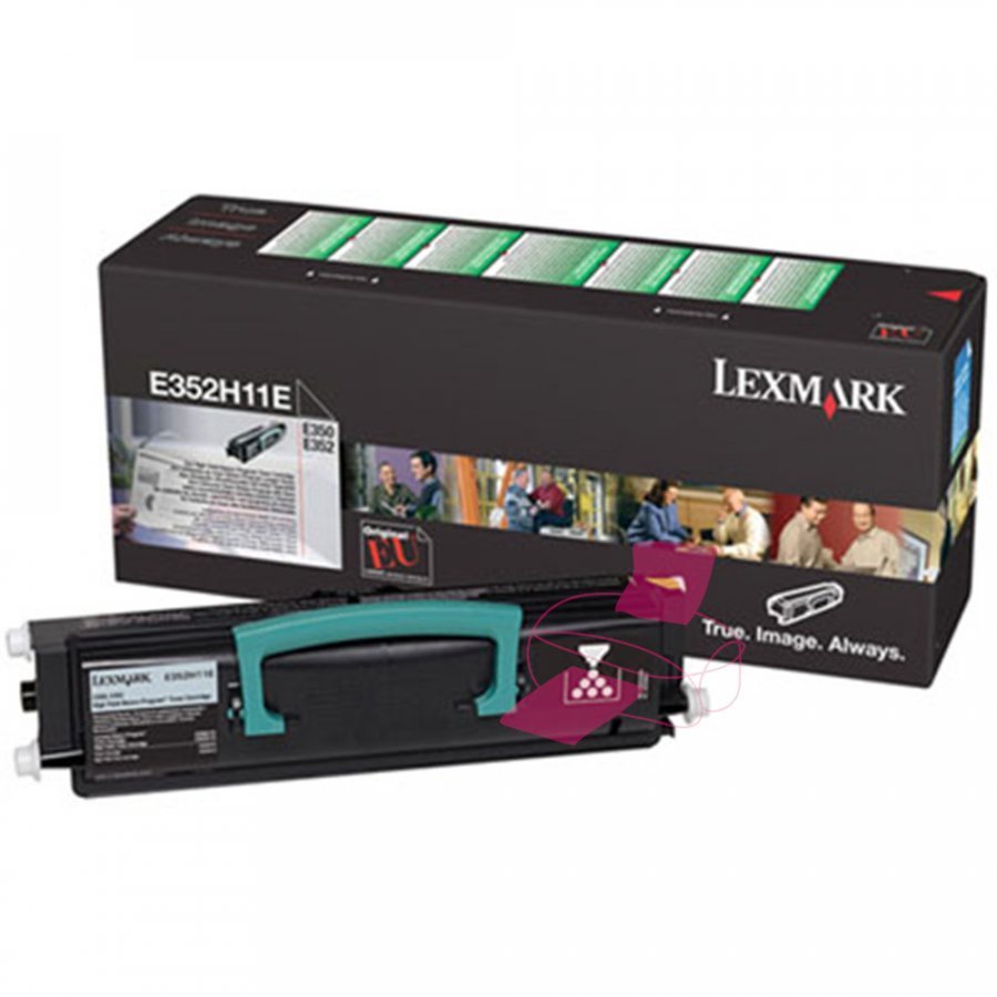 Lexmark 0E352H11E Musta Värikasetti