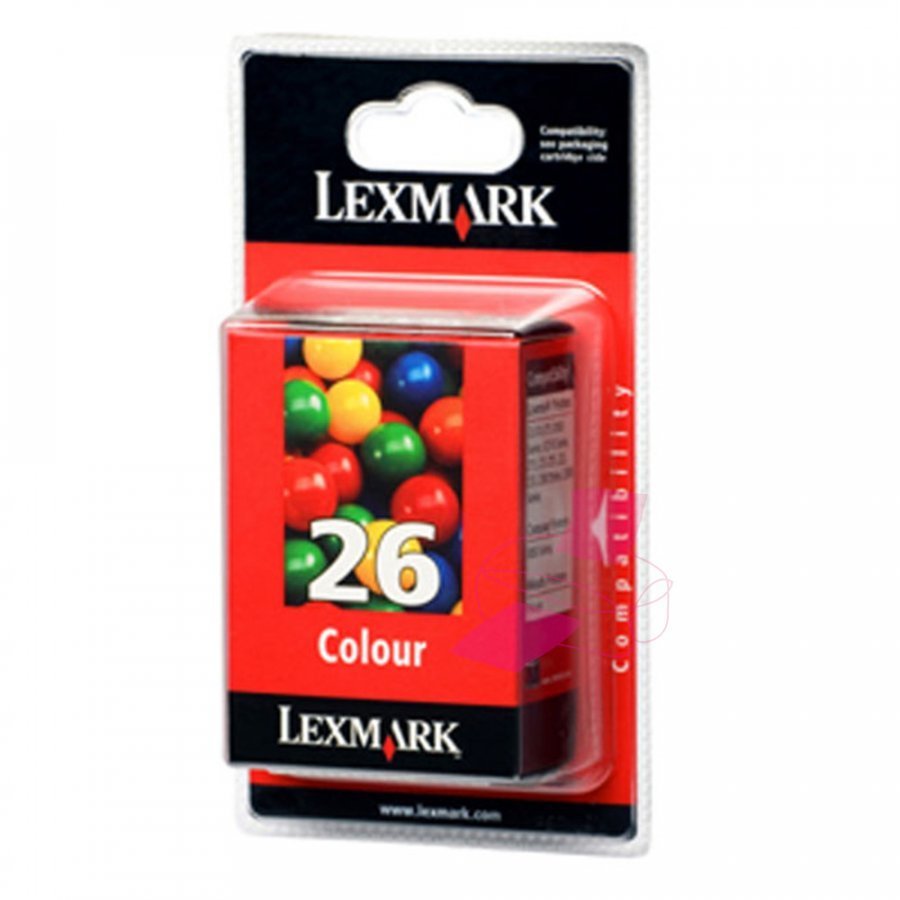 Lexmark 10N0026E Kolmevärinen Mustekasetti
