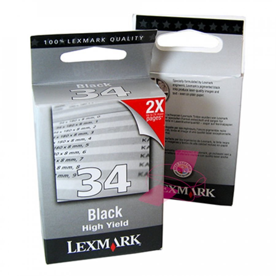 Lexmark 18C0034 Musta Mustekasetti