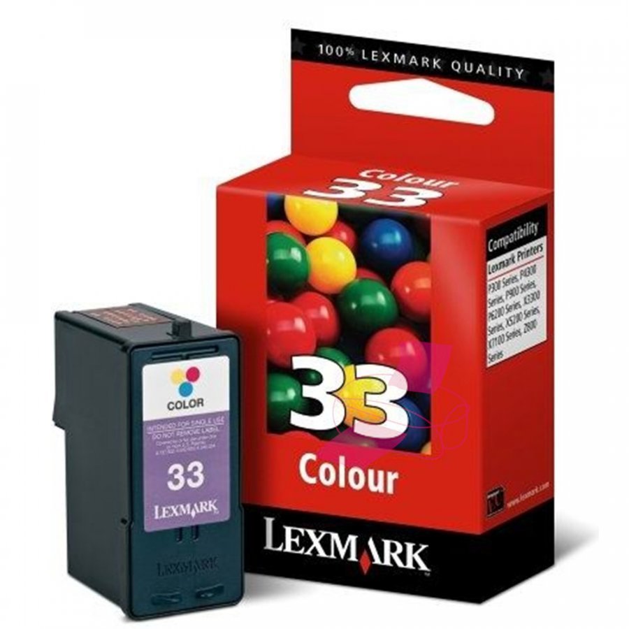 Lexmark 18CX033E Kolmevärinen Mustekasetti