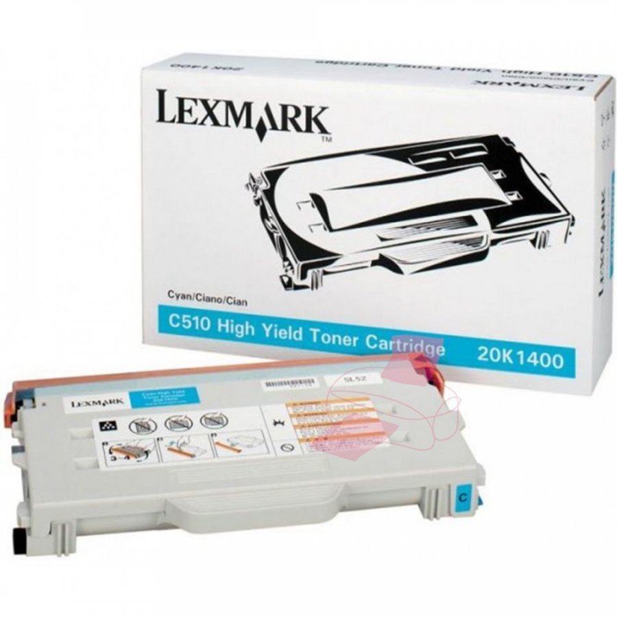 Lexmark 20K1400 Cyan Värikasetti