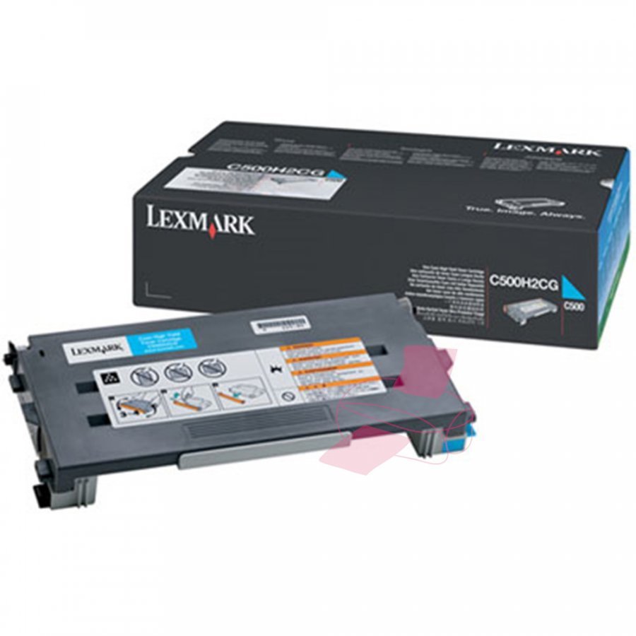 Lexmark C500H2CG Cyan Värikasetti