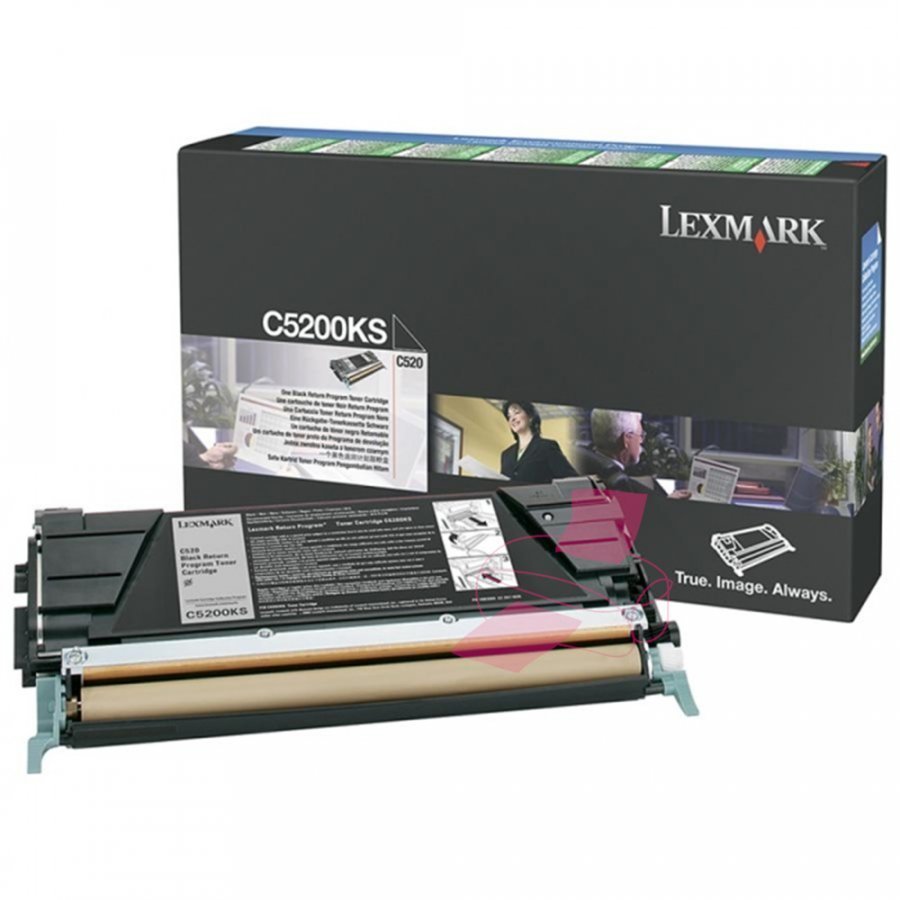 Lexmark C5200KS Musta Värikasetti