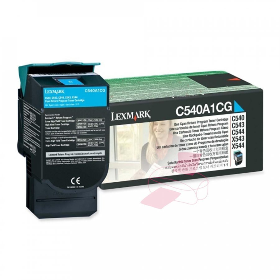 Lexmark C540A1CG Cyan Värikasetti