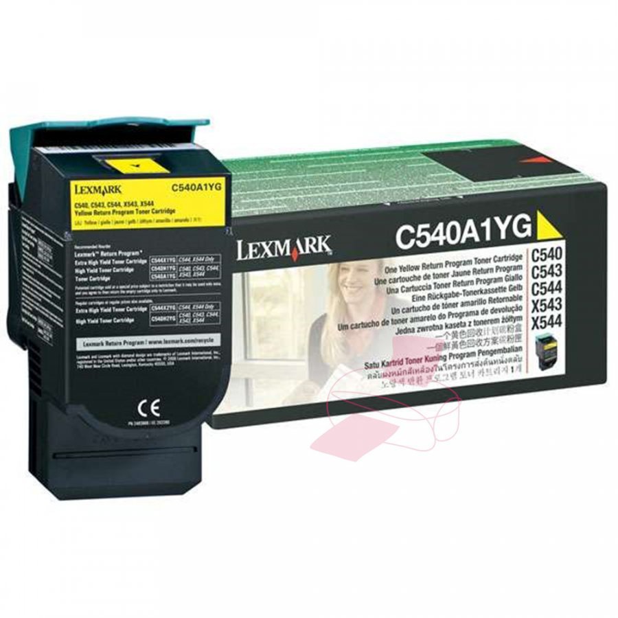 Lexmark C540A1YG Keltainen Värikasetti