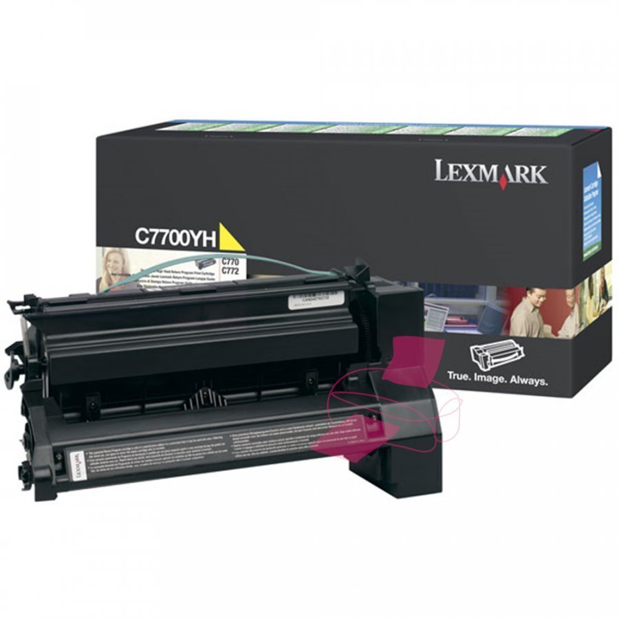 Lexmark C7700YH Keltainen Värikasetti