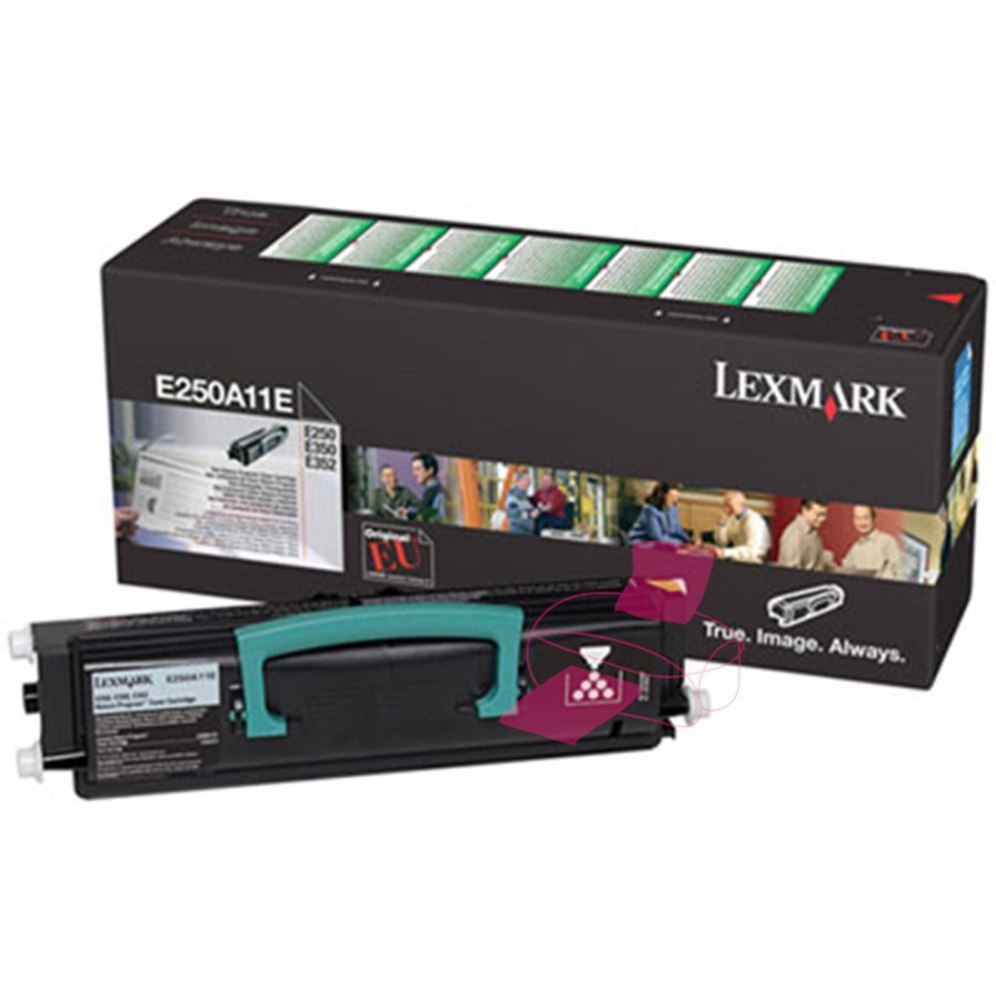 Lexmark E250A11E Musta Värikasetti