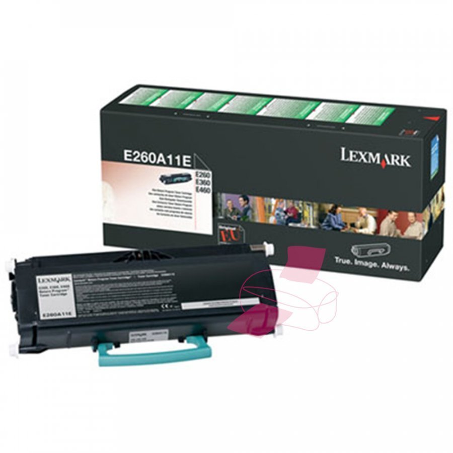 Lexmark E260A11E Musta Värikasetti