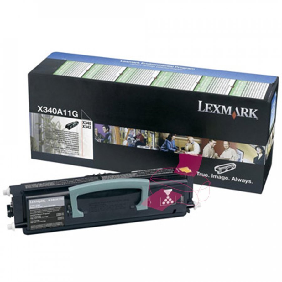 Lexmark X340A11G Musta Värikasetti