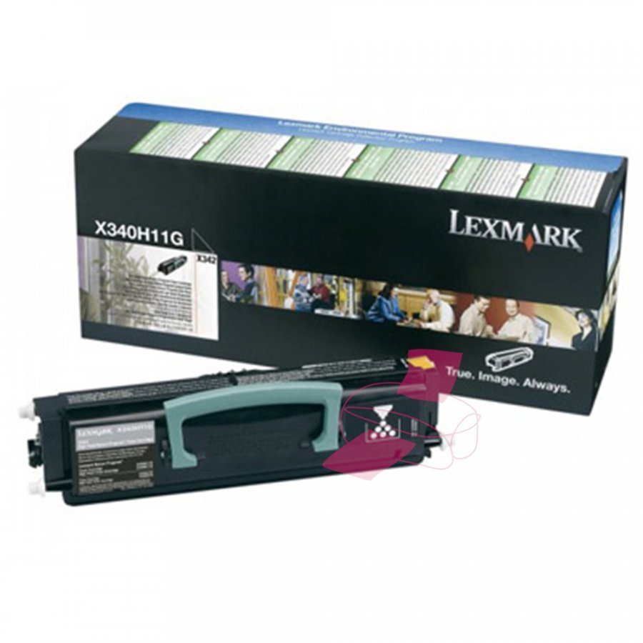 Lexmark X340H11G Musta Värikasetti