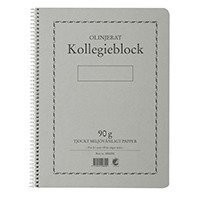 Muistilehtiö A4 90g 70 Sivua Viivaton Tf 5 kpl