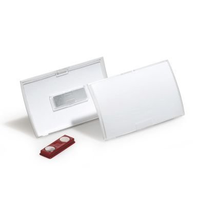 Nimikilpi Clic Fold Magneetti 90x54 mm 10 kpl