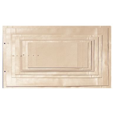 Näytepussi Nro 19 160x340 mm 105 G 250
