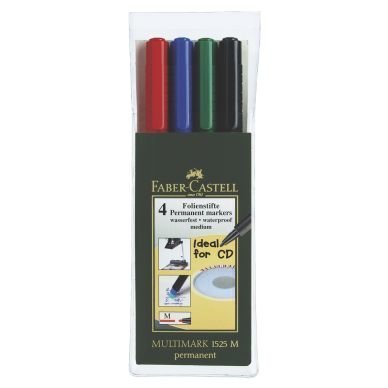 Oh-Kynä Vl Faber Castell Medium 4 kpl