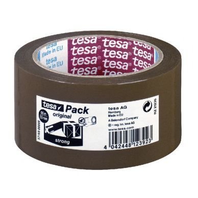 Pakkausteippi Tesa Strong 66m X 50mm Ruskea 6 rll