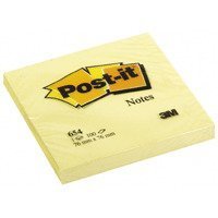 Post-It 654 76x76mm 12 kpl